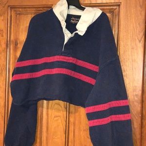 Oversized Crop Shirt